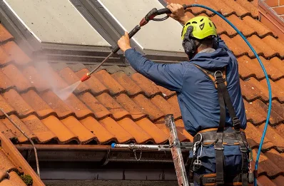 Démoussage et hydrofuge de toiture à Bommes